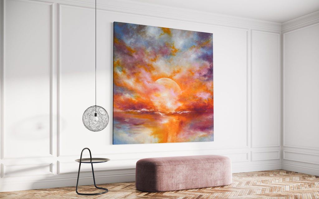 contemporary abstract art print