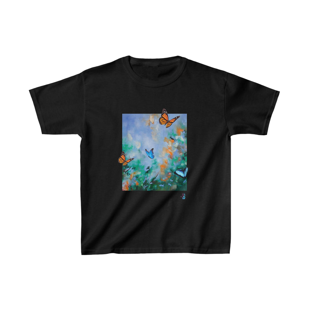 Vale of butterflies kids T shirt